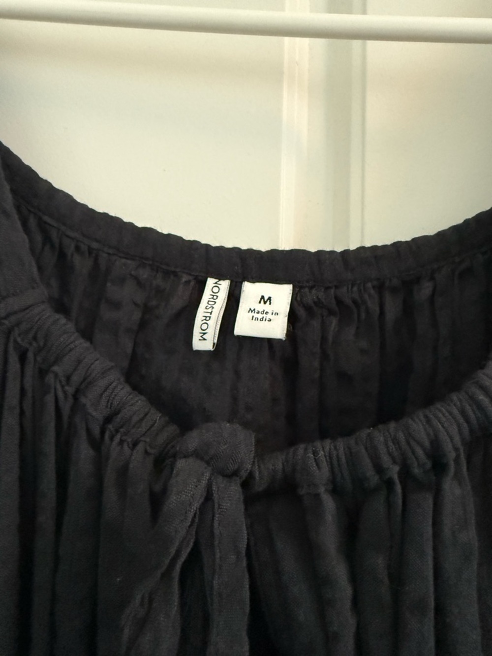 Nordstrom Black Puff-Sleeve Maxi Dress - Picture 2 of 5